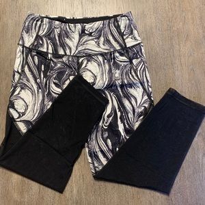 Victoria Secret leggings with half mesh